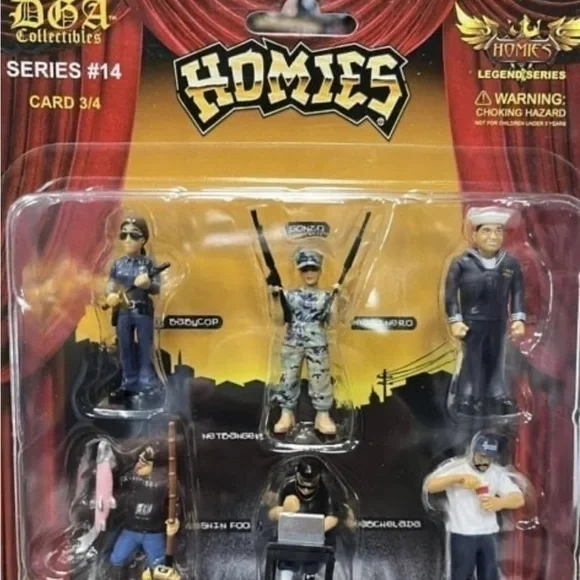 Homie Legends Series #14 Collectible Figurines Set - Picture 1 of 9